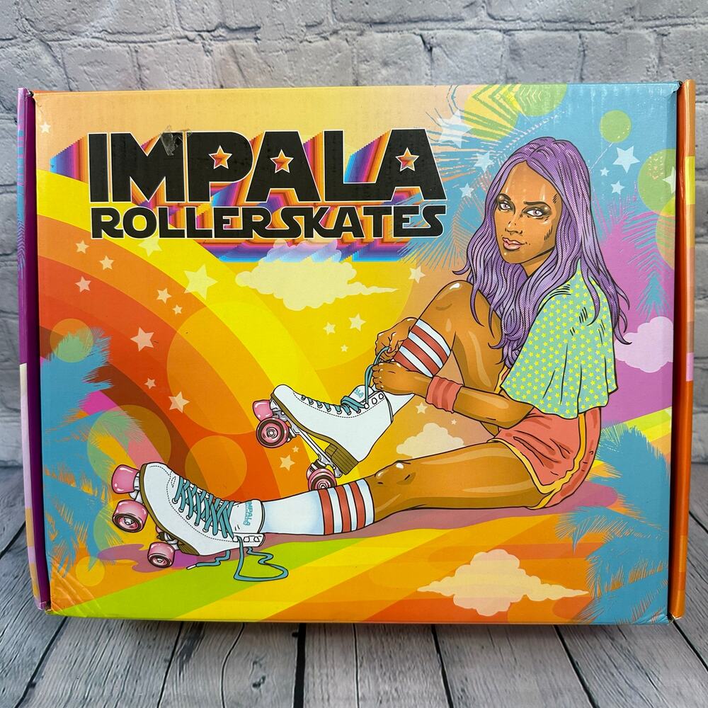 Impala Roller Skates Turquoise Teal Aqua Women’s Size 9 Vegan